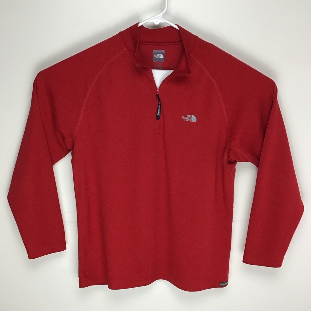The North Face Vaporwick mens long sleeve quarter zip pullover large